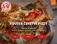 Tablet Screenshot of kmpizza.com